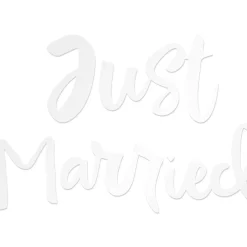 Depot Geschenkanhänger & Sticker>Autosticker Just Married