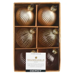 Best Depot Deko-Adventskranz-Set Winter Foliage