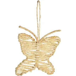 Depot Anhänger & Girlanden>Deko-Anhänger Schmetterling, Geflochten
