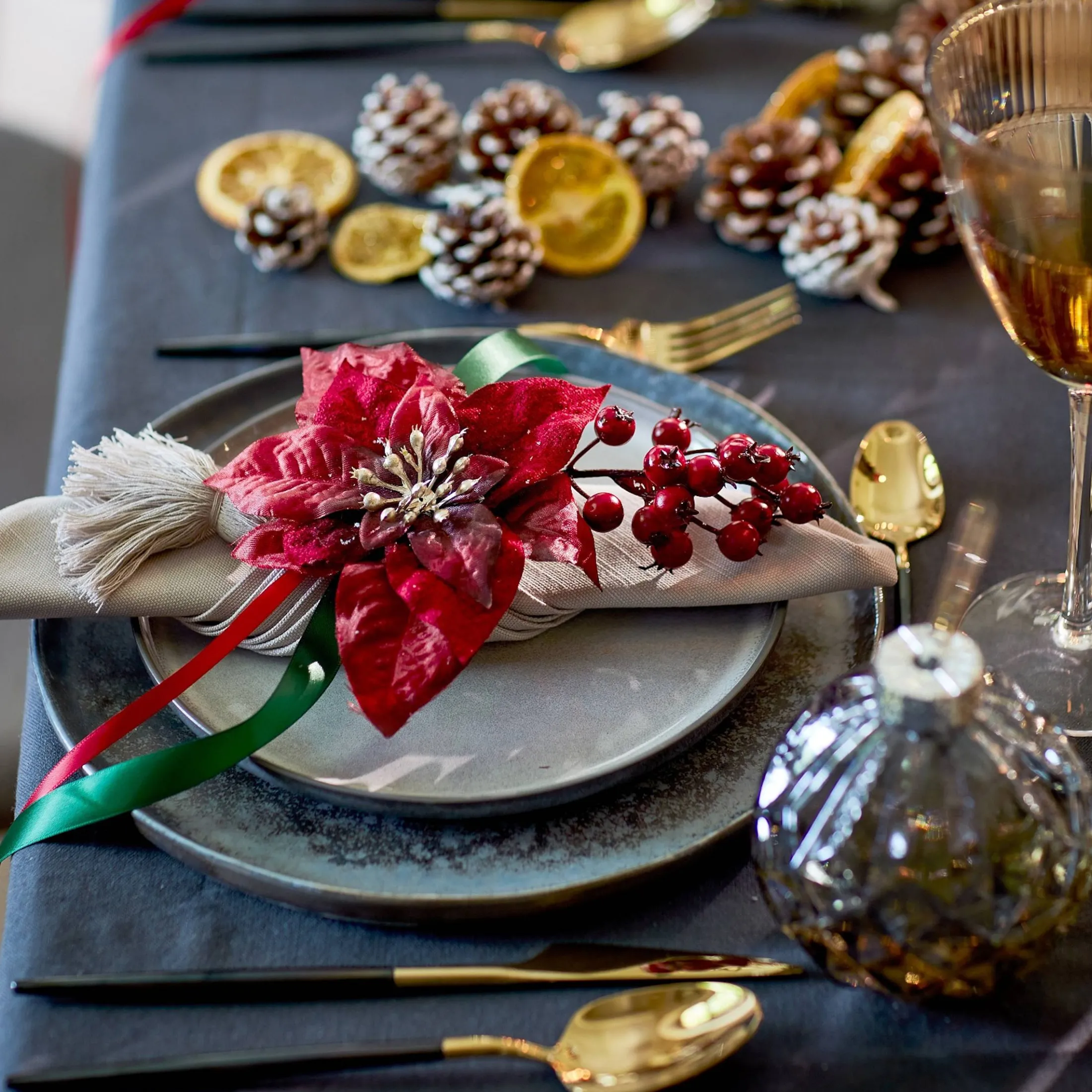 Store Depot Deko-Set Adventskranz Christmas Frosty