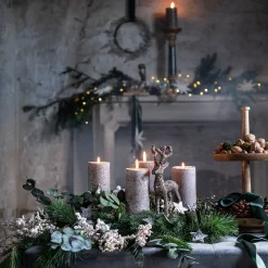 Store Depot Deko-Set Adventskranz Christmas Frosty