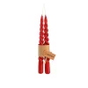 Best Depot Deko-Set Weihnachts-Kerzenhalter Rille
