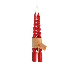 Best Depot Deko-Set Weihnachts-Kerzenhalter Rille