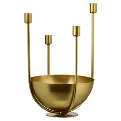 Clearance Depot Deko-Set Weihnachts-Kerzenhalter Golden Glam