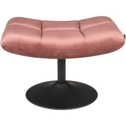 Depot Poufs & Hocker>Dutchbone Samt-Hocker Bar, Drehbar