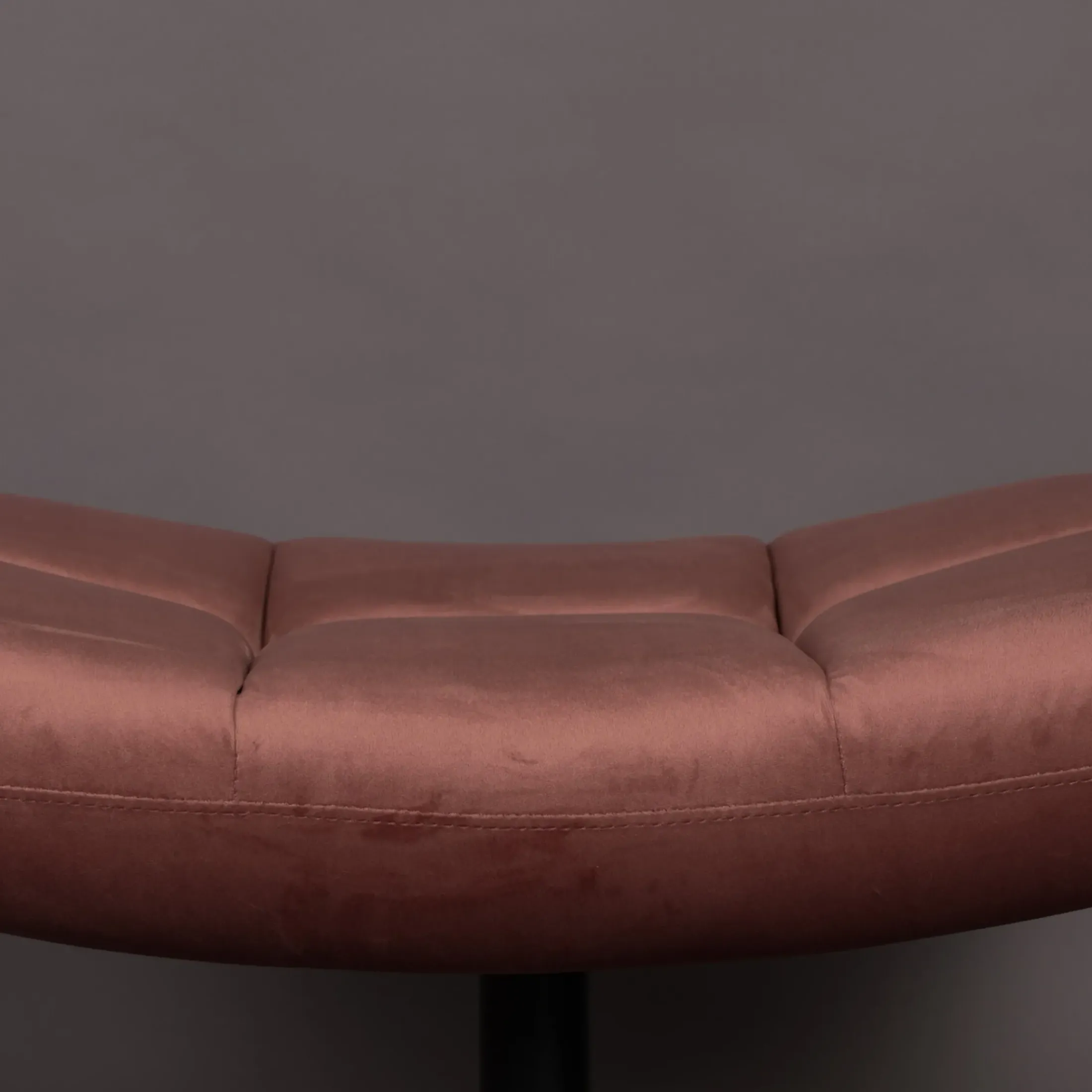 Depot Poufs & Hocker>Dutchbone Samt-Hocker Bar, Drehbar
