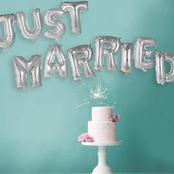 Depot Luftballons>Folienballon-Set Just Married