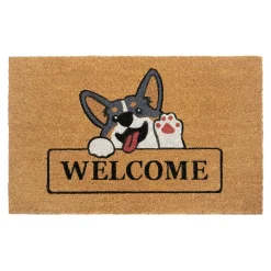 Store Depot Fusmatte Welcome Dog
