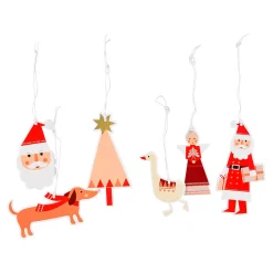Online Depot Geschenkanhänger-Set Nordic