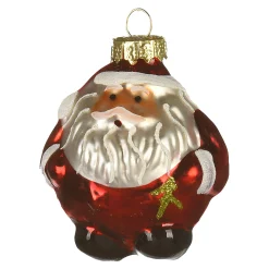 Online Depot Glas-Baumschmuck Santa Claus