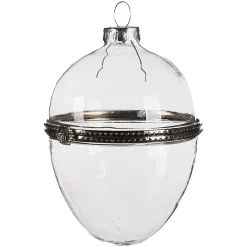 Depot Anhänger & Girlanden>Glas-Deko-Anhänger Medaillon Ei