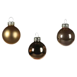 Store Depot Glas-Mini-Weihnachtskugel-Set