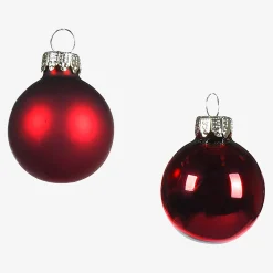 Sale Depot Glas-Mini-Weihnachtskugel-Set