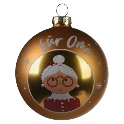 New Depot Glas-Weihnachtskugel schi Oma