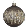 Store Depot Glas-Weihnachtskugel Diamondsplash
