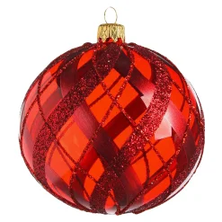 Store Depot Glas-Weihnachtskugel Doublecheck