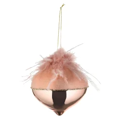 Cheap Depot Glas-Weihnachtskugel Glancy Feather