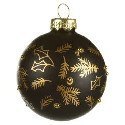 Clearance Depot Glas-Weihnachtskugel Hohoho