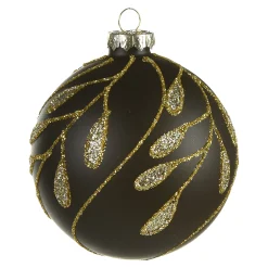 Cheap Depot Glas-Weihnachtskugel Ranke