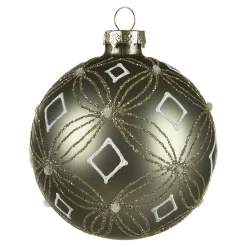 Shop Depot Glas-Weihnachtskugel Vintage Glam