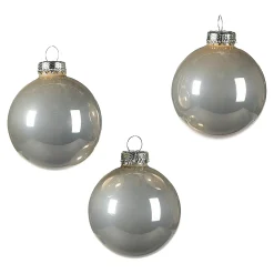 Store Depot Glas-Weihnachtskugeln Opal