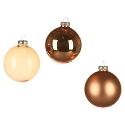 Hot Depot Glas-Weihnachtskugel-Set