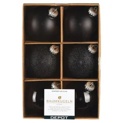Sale Depot Glas-Weihnachtskugel-Set