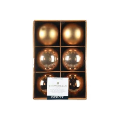 Best Depot Glas-Weihnachtskugel-Set