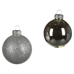 Cheap Depot Glas-Weihnachtskugel-Set Glam Mix