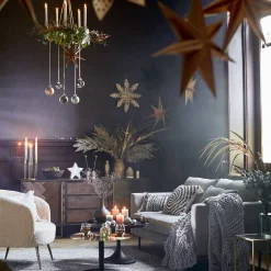 Fashion Depot Glitzer-Kunstgirlande Eukalyptus