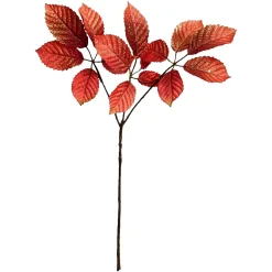 Depot Einzelblumen & Zweige>Glitzer-Kunstzweig Herbstblatt