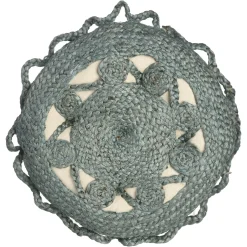 Depot Kissen>Jute-Kissen Flower