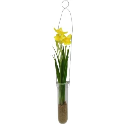 Depot Kunstpflanzen>Kunstblume Narzisse Im Reagenzglas