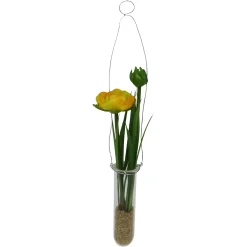 Depot Kunstpflanzen>Kunstblume Ranunkel Im Reagenzglas