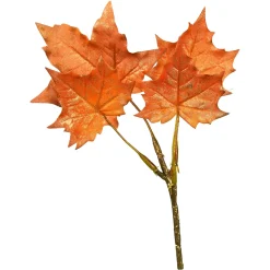 Depot Einzelblumen & Zweige>Metallic-Kunstzweig Ahorn