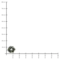 Sale Depot Mini-Trockenblumenkranz Greenery