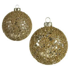 Online Depot Roundgranulat Kugel-Set Gold