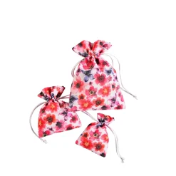 Depot Geschenktüten>Stoffsackchen-Set Anemone