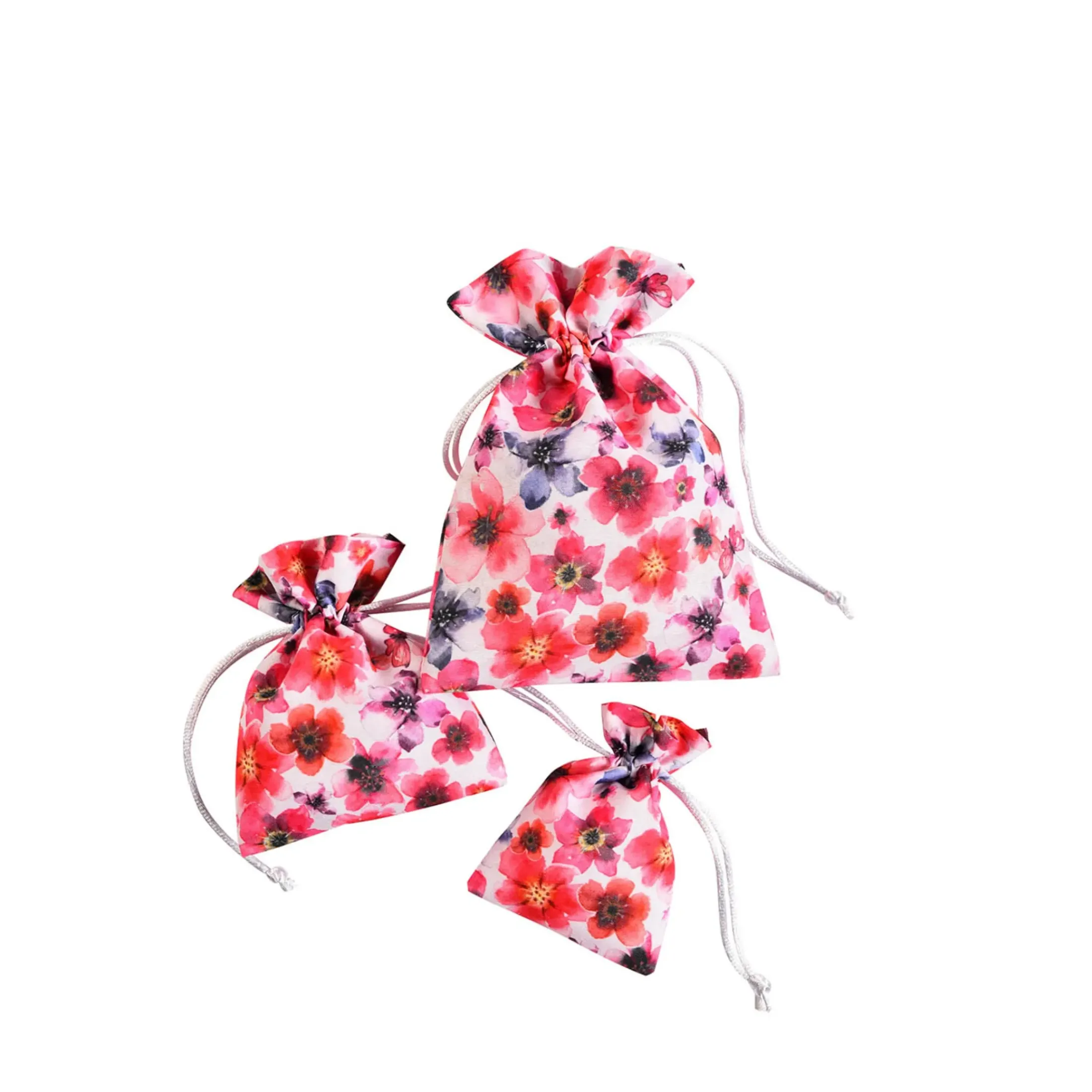 Depot Geschenktüten>Stoffsackchen-Set Anemone