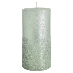 Cheap Depot Stumpenkerze Metallic Granulat