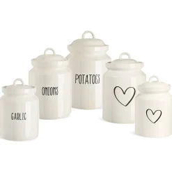 Clearance Depot Vorratsdosen-Set Herz & Vegetables
