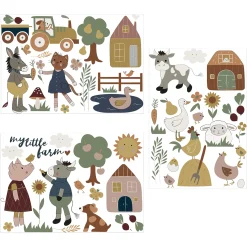 Depot Wanddeko>Wandsticker-Bogen Little Farm