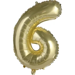 Depot Luftballons>Xl-Folienballon Nummer 6