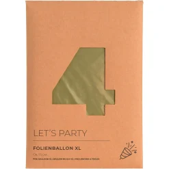 Depot Luftballons>Xl-Folienballon Nummer 4