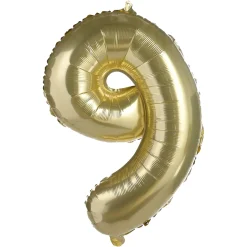 Depot Luftballons>Xl-Folienballon Nummer 9